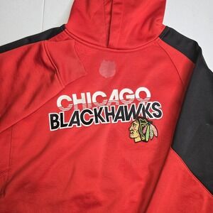 NHL CHICAGO BLACKHAWKS Reebok Youth XL 18/20 Hooded‎ Sweatshirt -708